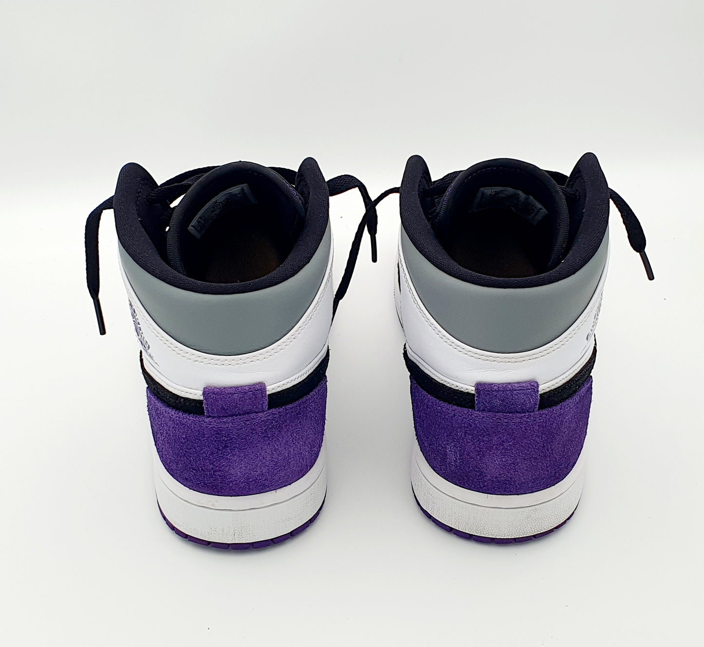 Nike Air Jordan 1 Mid Varsity Purple Black Gr. EU 42 / 26.5 cm