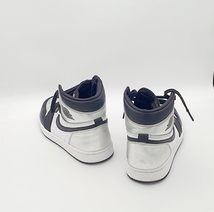 Nike Air Jordan 1 Mid Silver Toe Gr. EU 42 / 27 cm