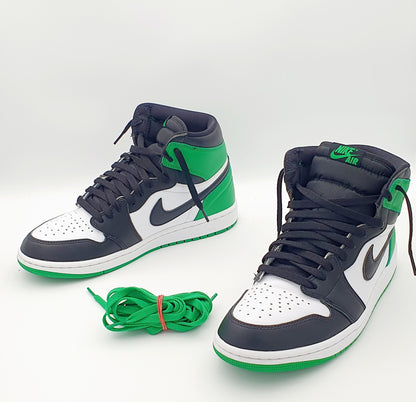 Nike Air Jordan 1  High Black Green Gr. EU 42.5 / 27 cm