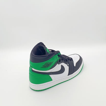 Nike Air Jordan 1  High Black Green Gr. EU 42.5 / 27 cm
