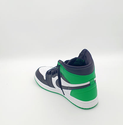 Nike Air Jordan 1  High Black Green Gr. EU 42.5 / 27 cm