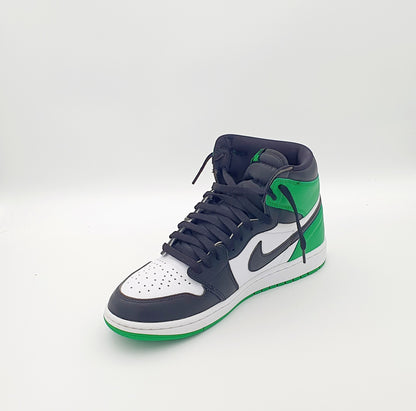 Nike Air Jordan 1  High Black Green Gr. EU 42.5 / 27 cm