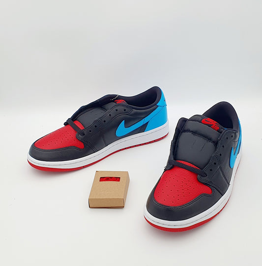 Nike Air Jordan 1 Low Black Blue (Wmns)