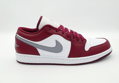 Nike Air Jordan 1 Low White Bordeaux  Gr. EU 45 29 cm
