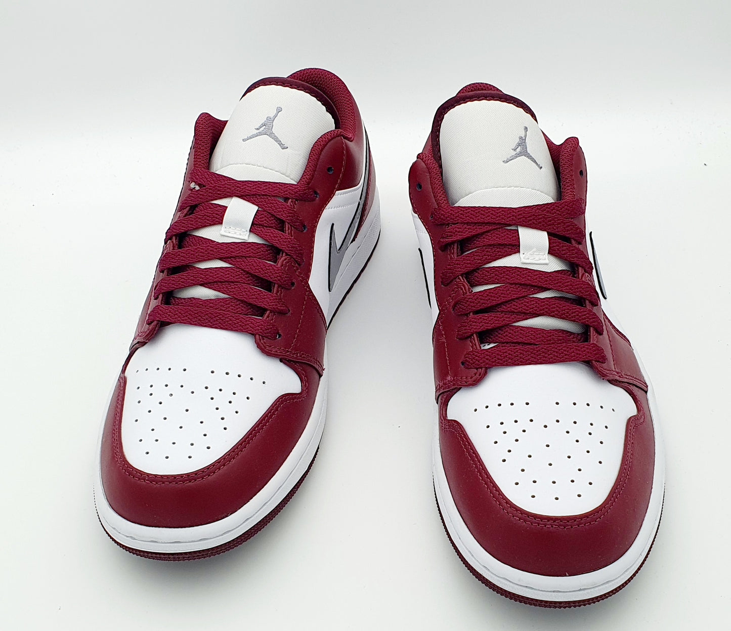 Nike Air Jordan 1 Low White Bordeaux  Gr. EU 45 29 cm