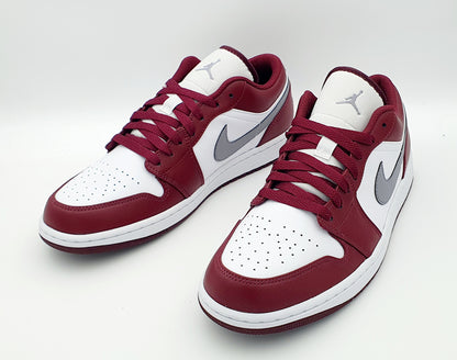 Nike Air Jordan 1 Low White Bordeaux  Gr. EU 45 29 cm