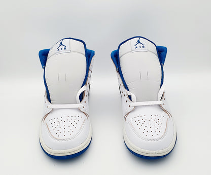 Nike Air Jordan 1 Mid White Blue