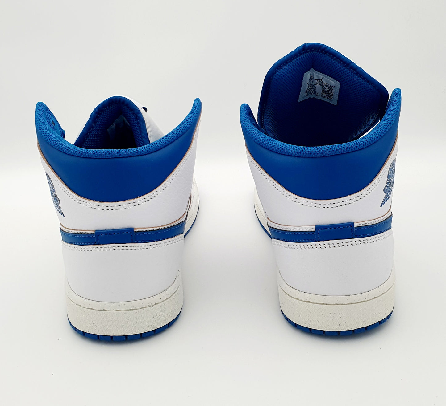 Nike Air Jordan 1 Mid White Blue