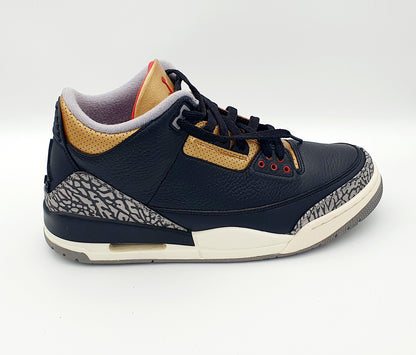 Nike Air Jordan Retro 3 Gold Black Gr. EU 44.5 29 cm