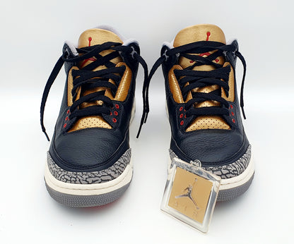 Nike Air Jordan Retro 3 Gold Black Gr. EU 44.5 29 cm