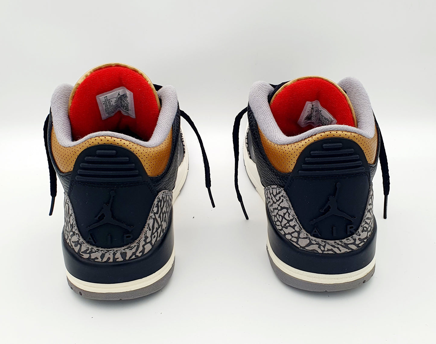 Nike Air Jordan Retro 3 Gold Black Gr. EU 44.5 29 cm