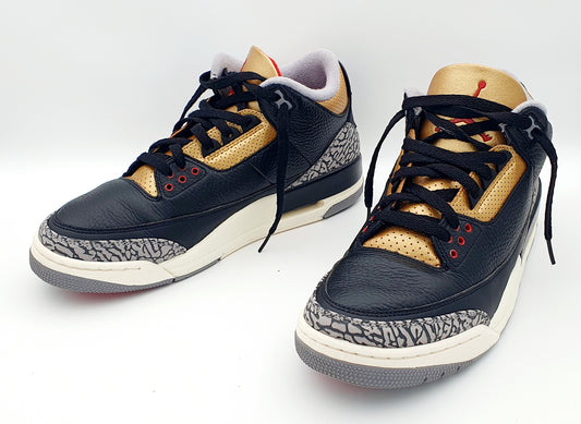 Nike Air Jordan Retro 3 Gold Black Gr. EU 44.5 29 cm
